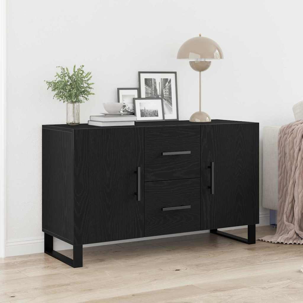 Buffet Chêne noir 100 x 36 x 60 cm Bois d'ingénierie - XIOS