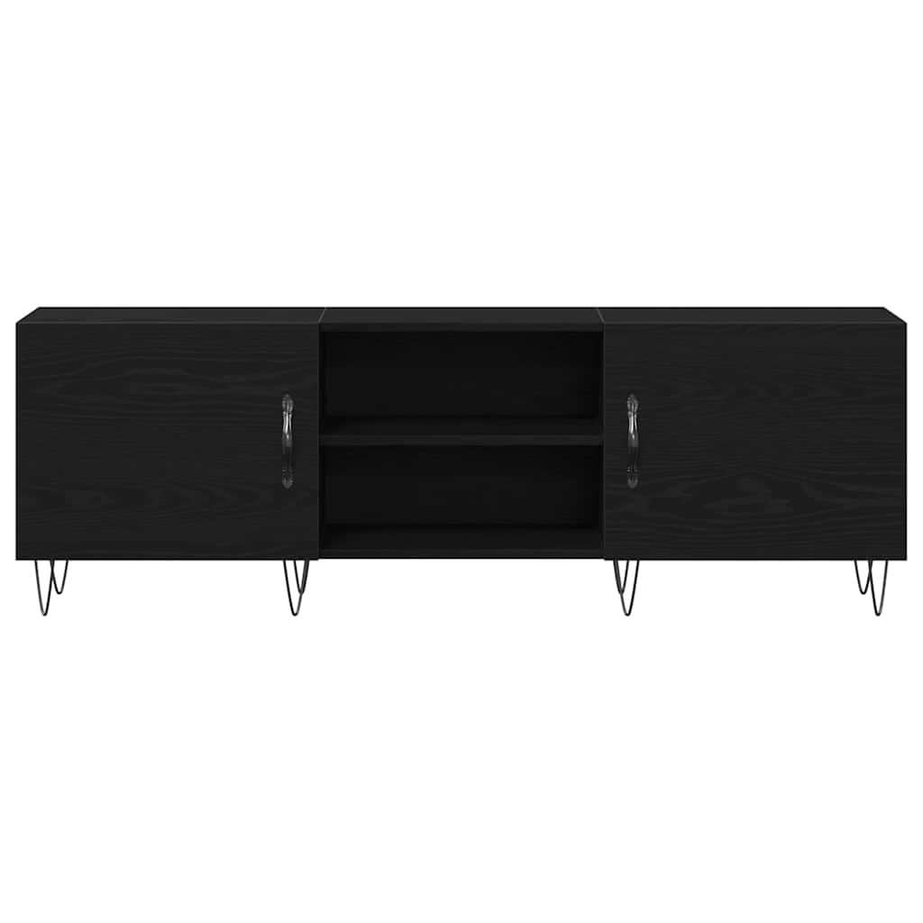 Meuble TV Chêne noir 150 x 30 x 50 cm Bois d'ingénierie - XIOS