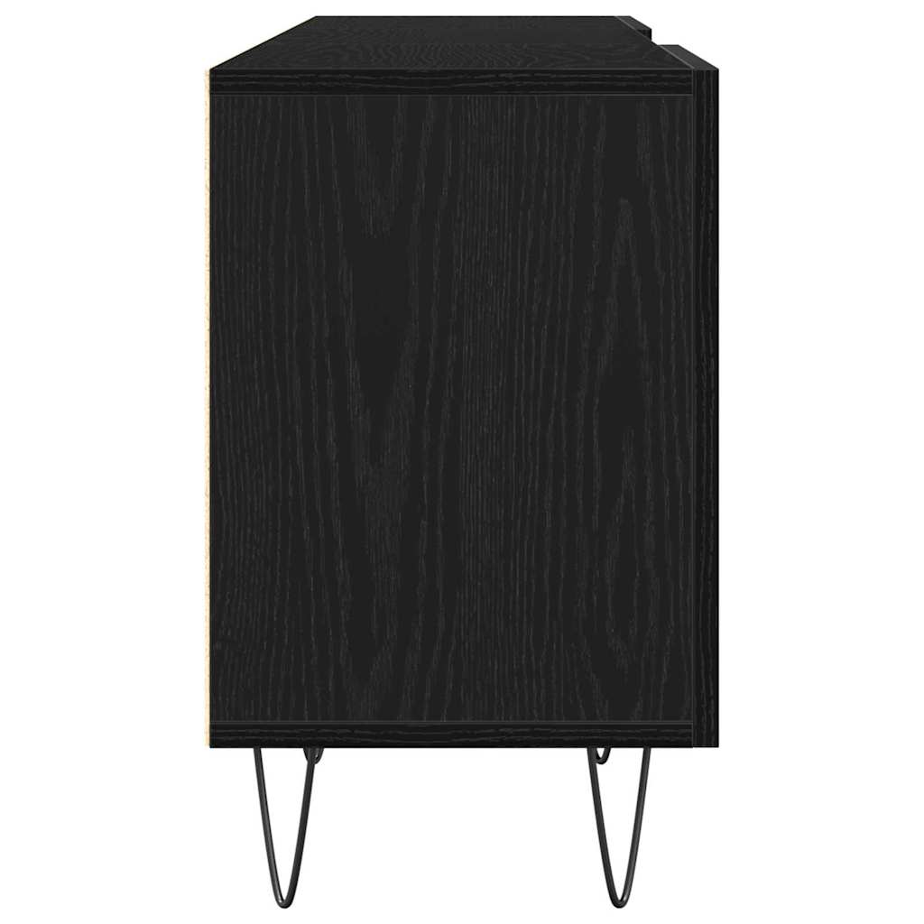 Meuble TV Chêne noir 150 x 30 x 50 cm Bois d'ingénierie - XIOS
