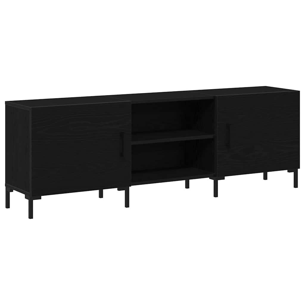 Meuble TV Chêne noir 150 x 30 x 50 cm Bois d'ingénierie - XIOS