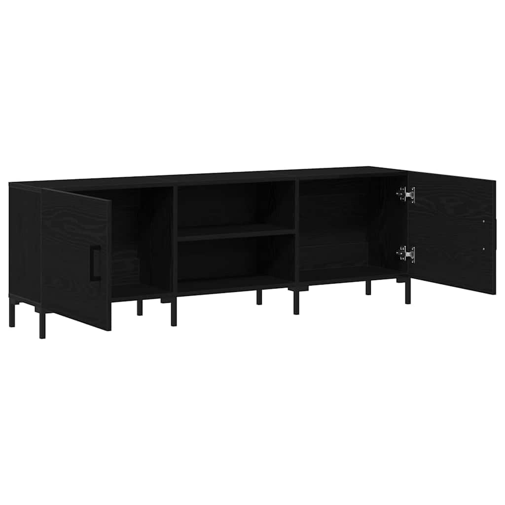 Meuble TV Chêne noir 150 x 30 x 50 cm Bois d'ingénierie - XIOS