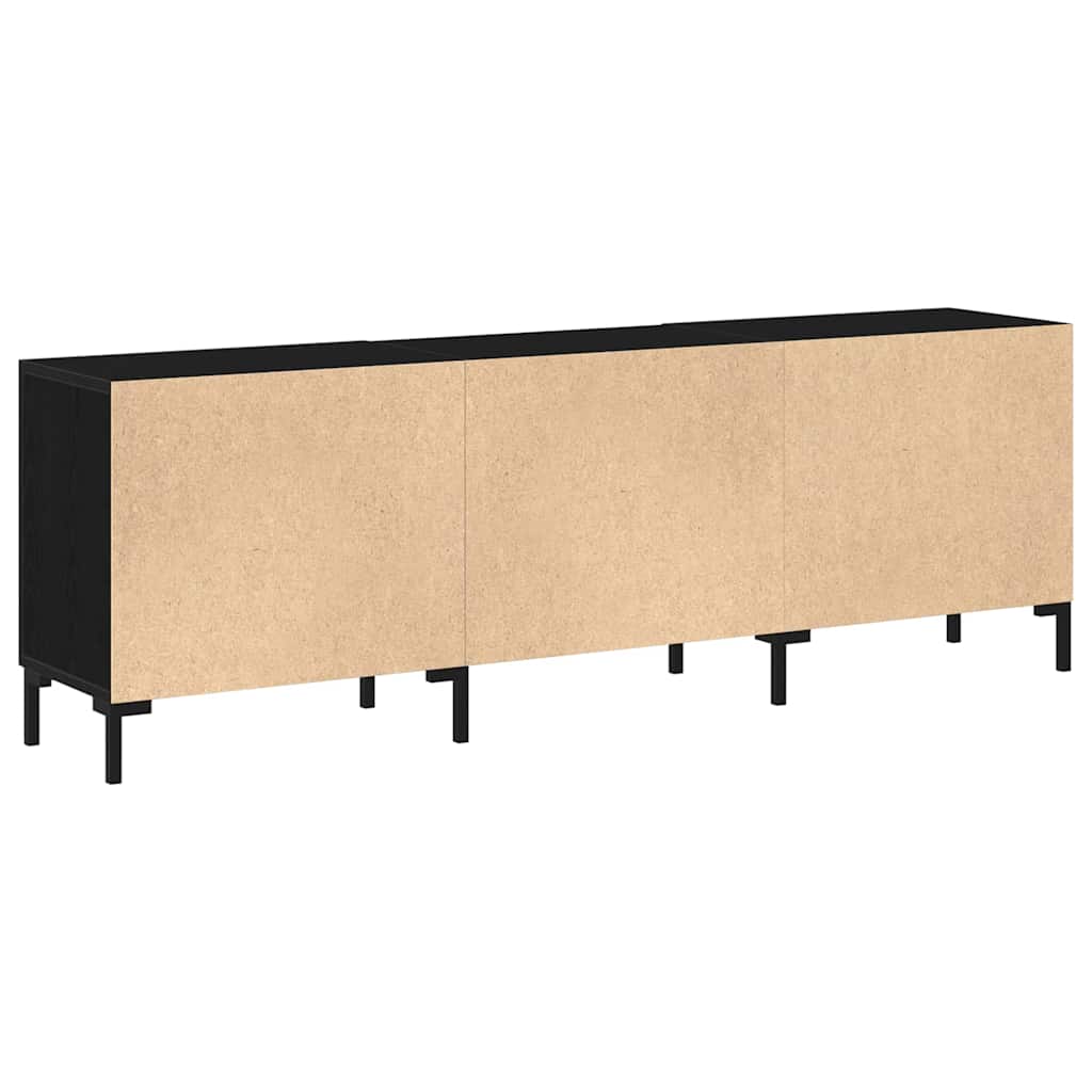 Meuble TV Chêne noir 150 x 30 x 50 cm Bois d'ingénierie - XIOS
