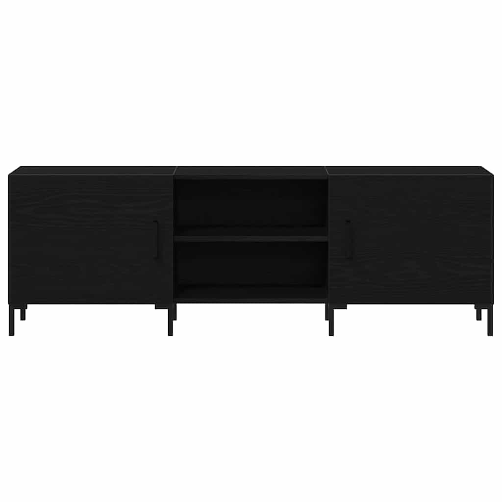 Meuble TV Chêne noir 150 x 30 x 50 cm Bois d'ingénierie - XIOS