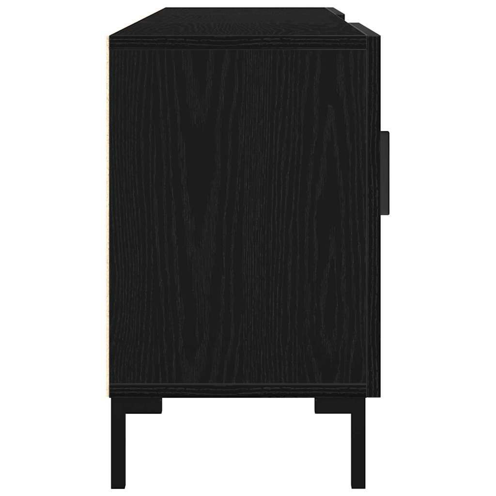 Meuble TV Chêne noir 150 x 30 x 50 cm Bois d'ingénierie - XIOS