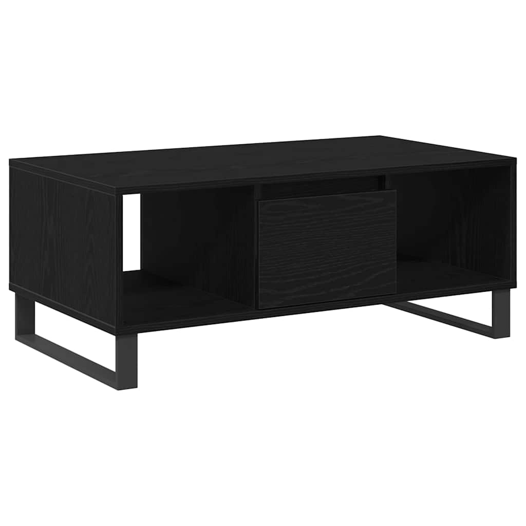 Table Basse Chêne noir 90 x 50 x 36.5 cm Bois d'ingénierie - XIOS