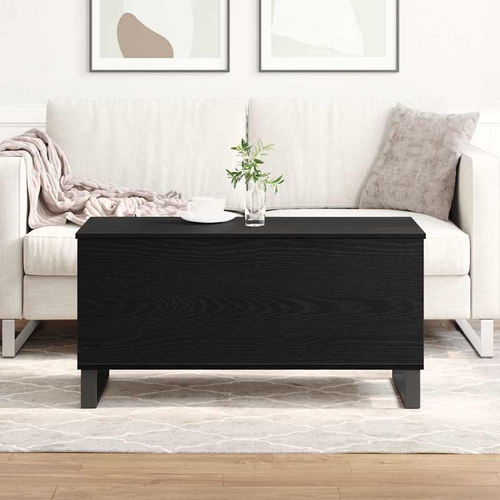 Table basse Chêne noir 90 x 44,5 x 45 cm Bois d'ingénierie - XIOS