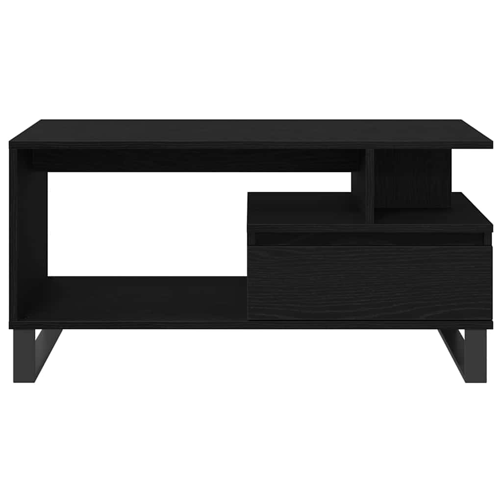 Table Basse Chêne noir 90 x 49 x 45 cm Bois d'ingénierie - XIOS