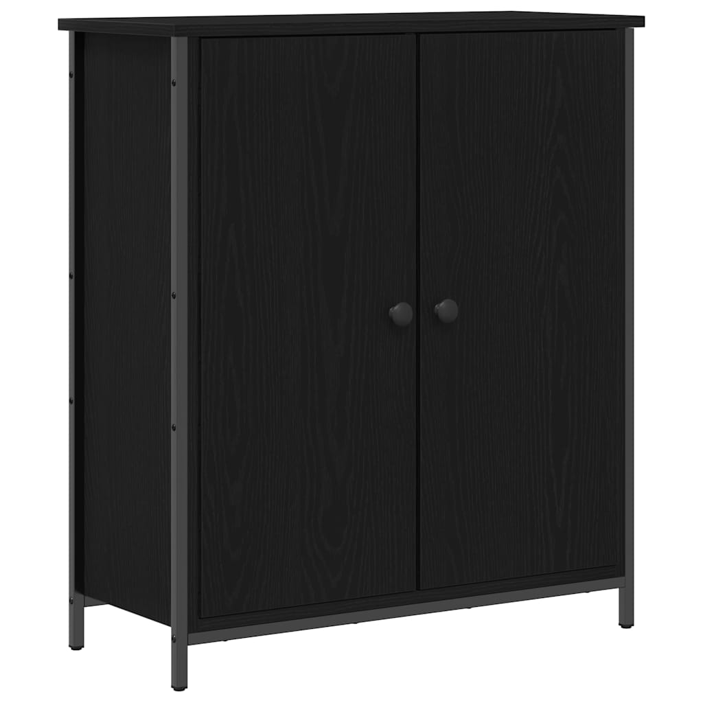 Buffet Chêne noir 70 x 30 x 80 cm Bois d'ingénierie - XIOS