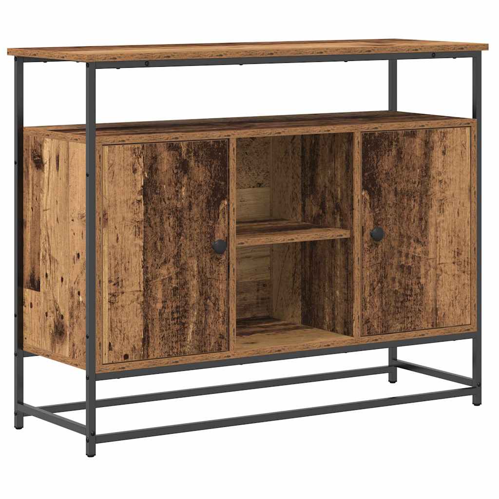Buffet Bois ancien 100 x 35 x 80 cm Bois d'ingénierie - XIOS