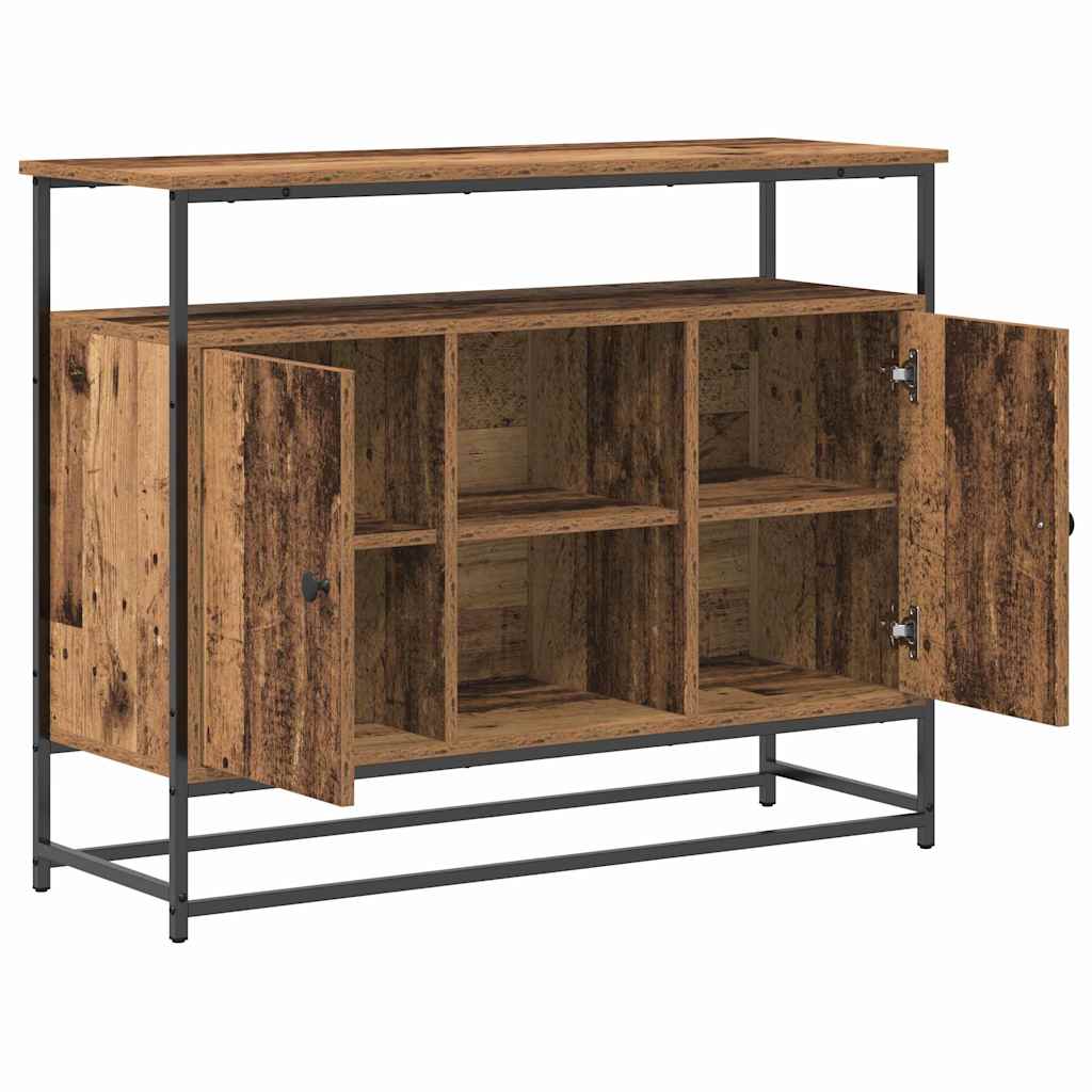 Buffet Bois ancien 100 x 35 x 80 cm Bois d'ingénierie - XIOS