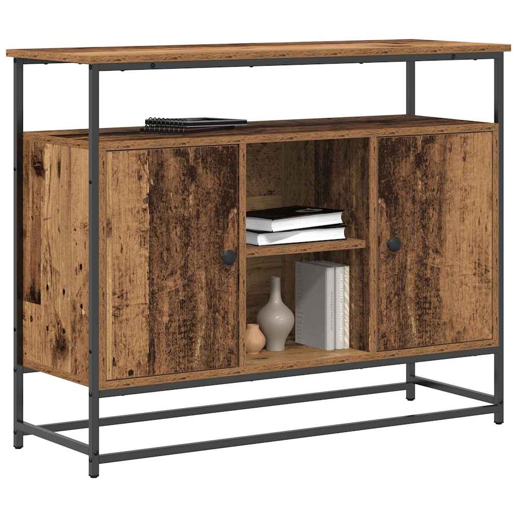 Buffet Bois ancien 100 x 35 x 80 cm Bois d'ingénierie - XIOS