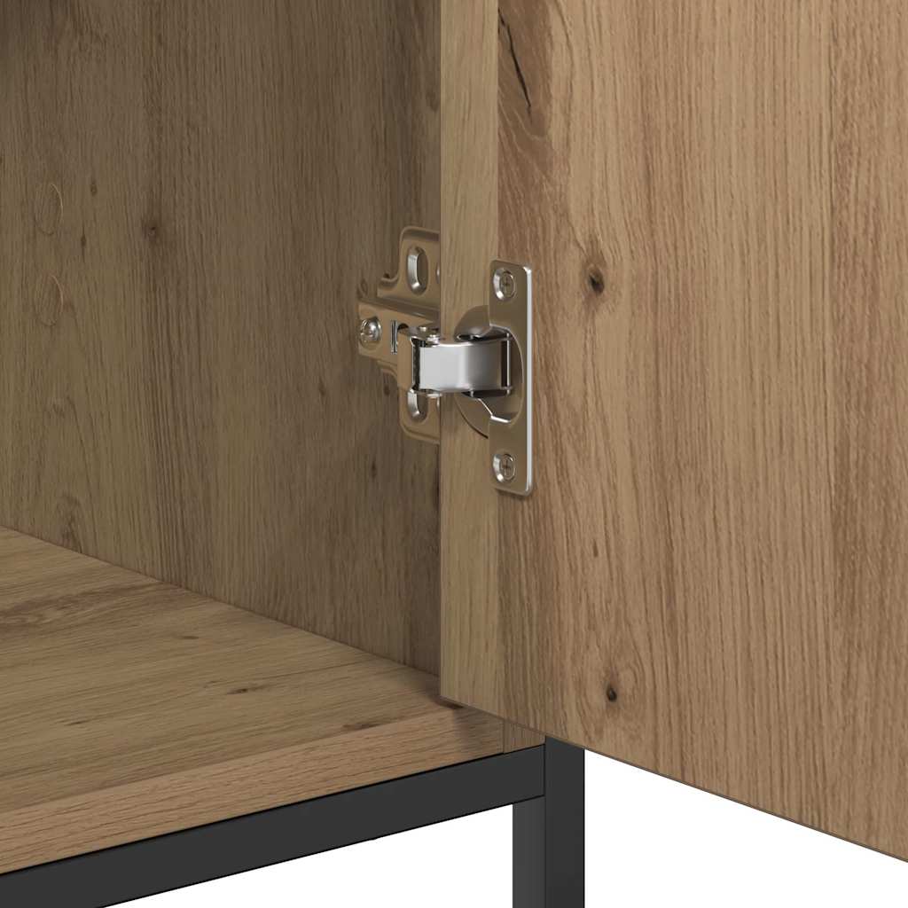 Buffet chêne artisanal 100 x 35 x 80 cm Bois d'ingénierie - XIOS