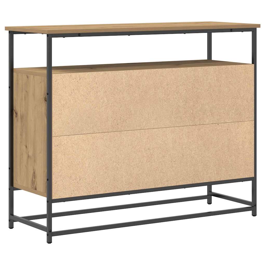 Buffet chêne artisanal 100 x 35 x 80 cm Bois d'ingénierie - XIOS