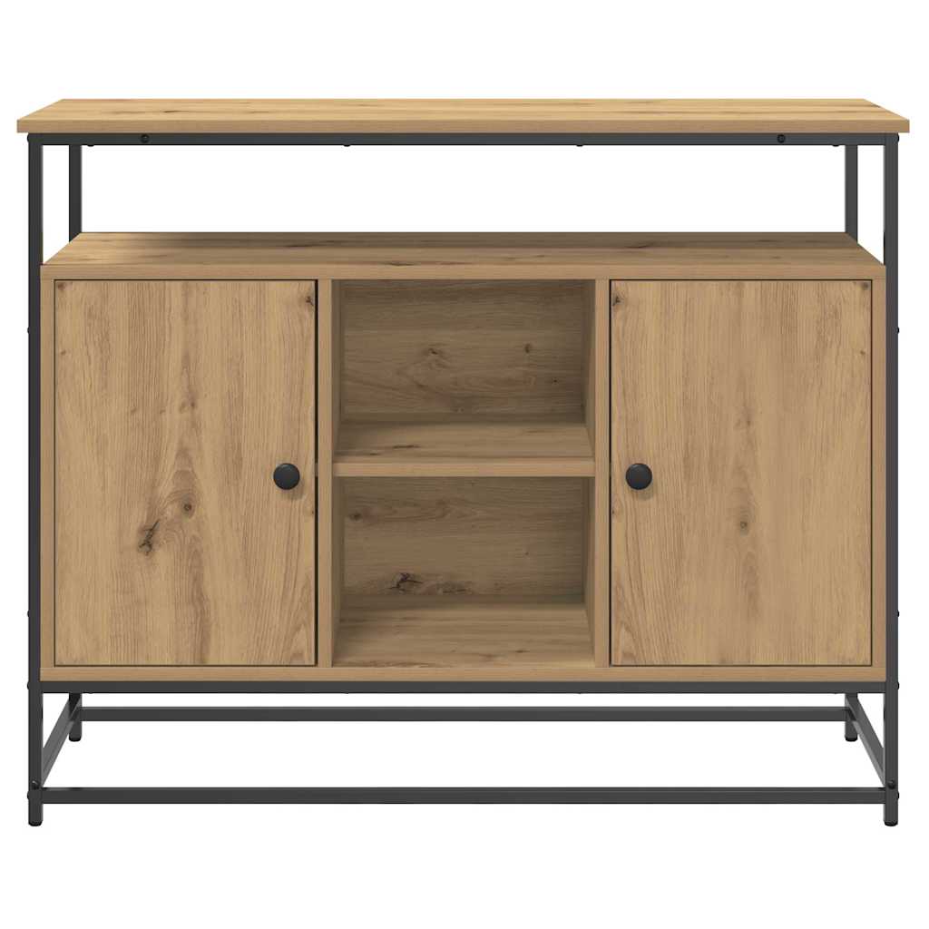 Buffet chêne artisanal 100 x 35 x 80 cm Bois d'ingénierie - XIOS