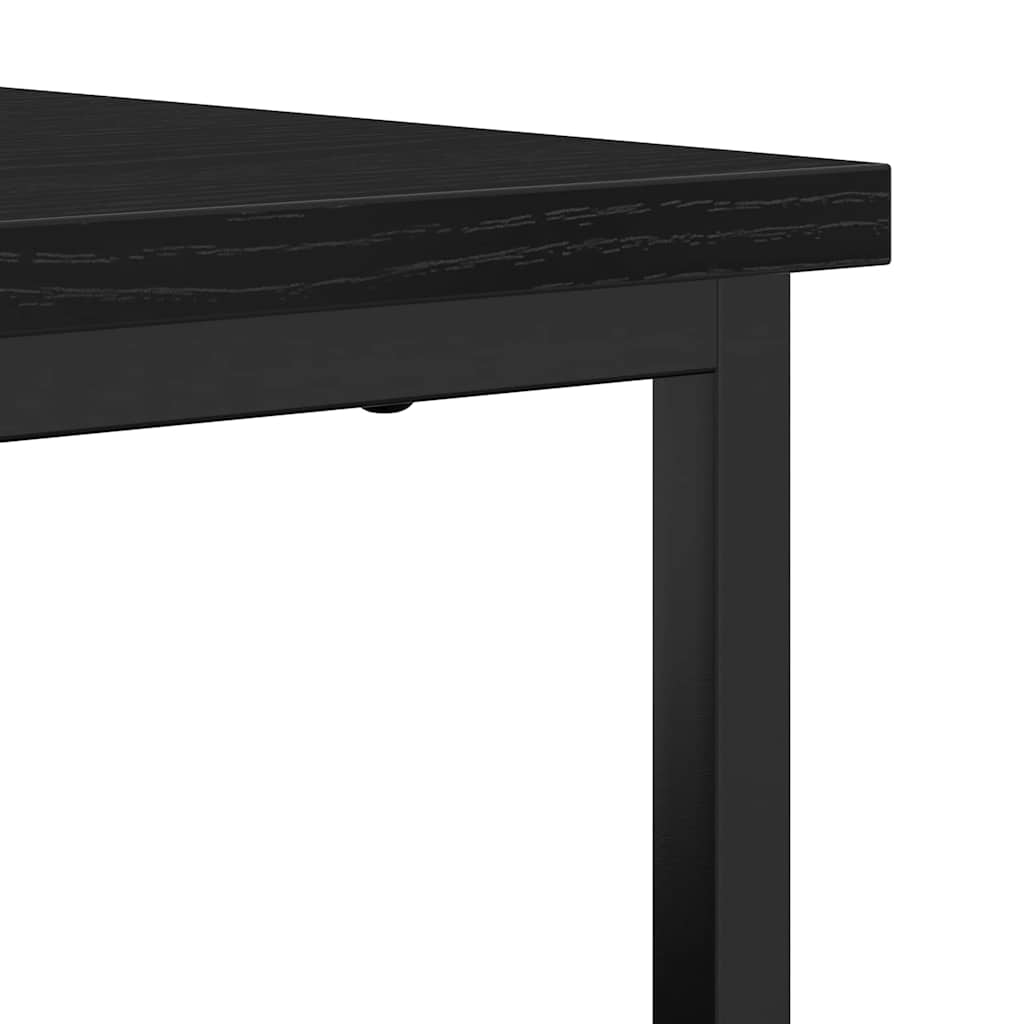 Buffet Chêne noir 69 x 35 x 80 cm Bois d'ingénierie - XIOS