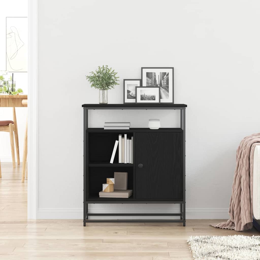 Buffet Chêne noir 69 x 35 x 80 cm Bois d'ingénierie - XIOS