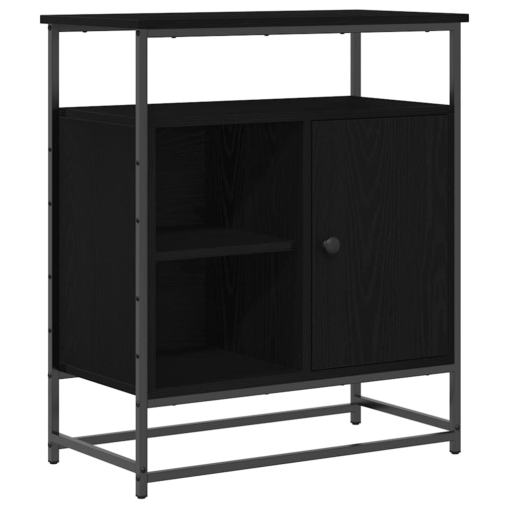 Buffet Chêne noir 69 x 35 x 80 cm Bois d'ingénierie - XIOS
