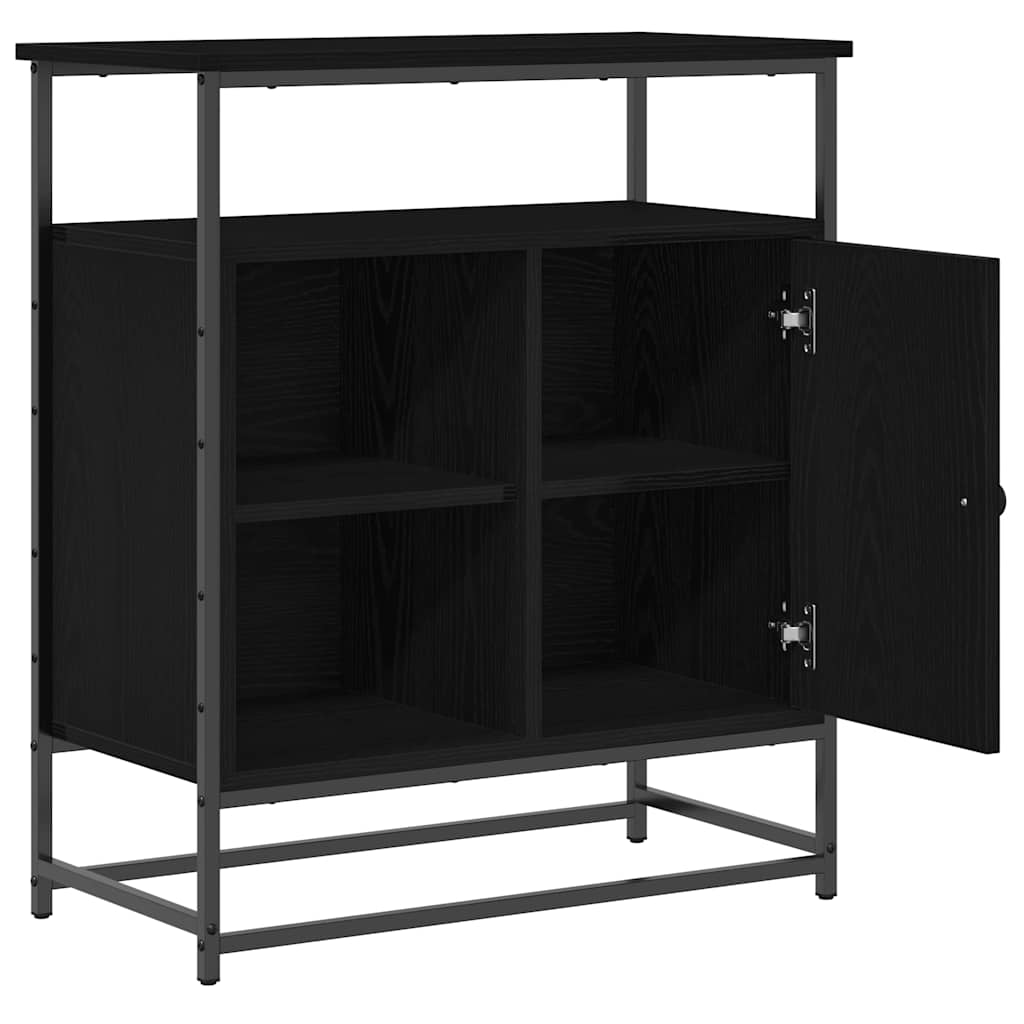 Buffet Chêne noir 69 x 35 x 80 cm Bois d'ingénierie - XIOS