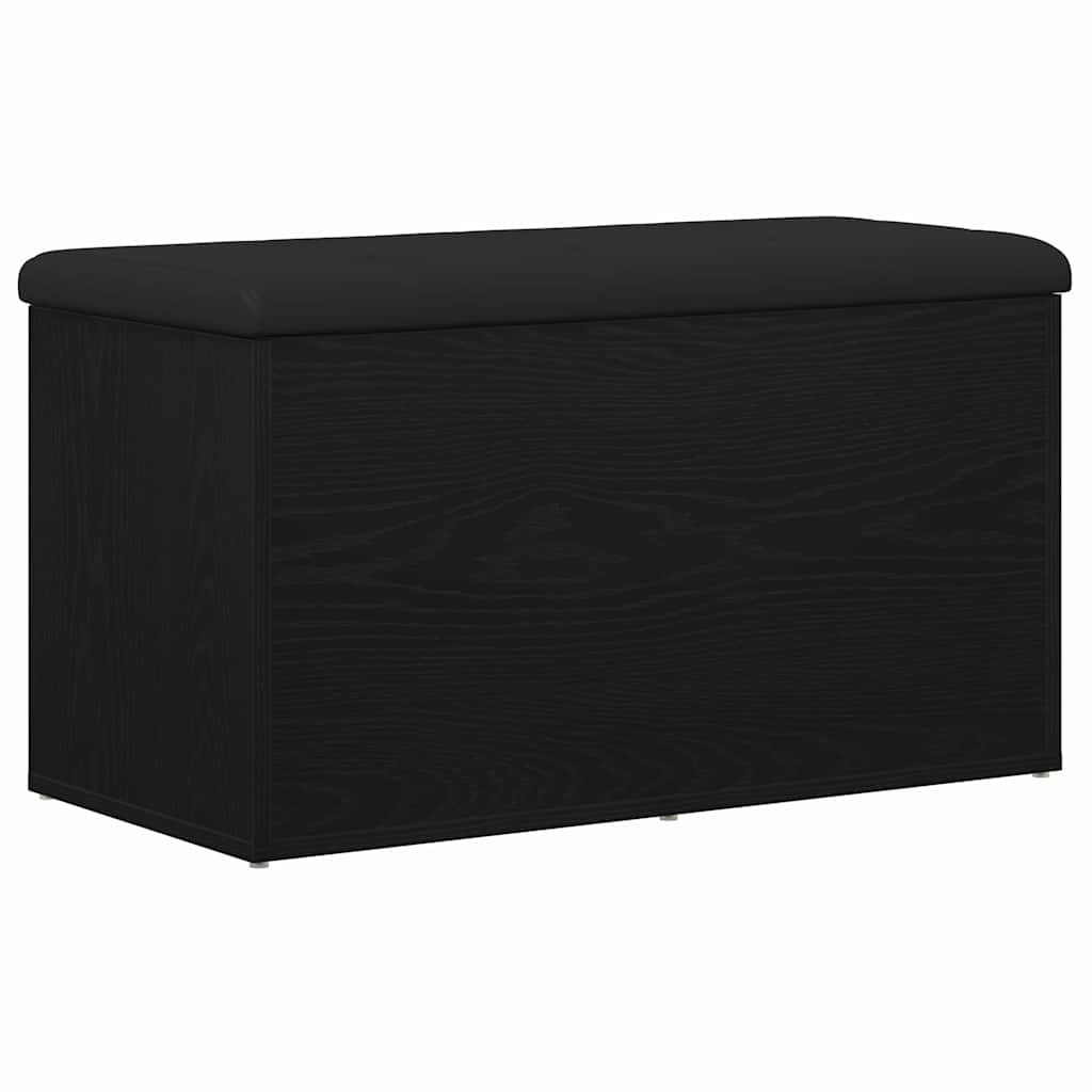 Banc de Rangement Chêne noir 82 x 42 x 45 cm Bois d'ingénierie - XIOS