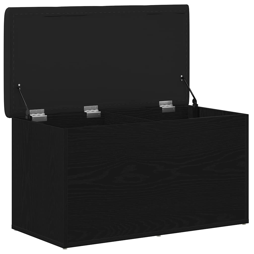 Banc de Rangement Chêne noir 82 x 42 x 45 cm Bois d'ingénierie - XIOS