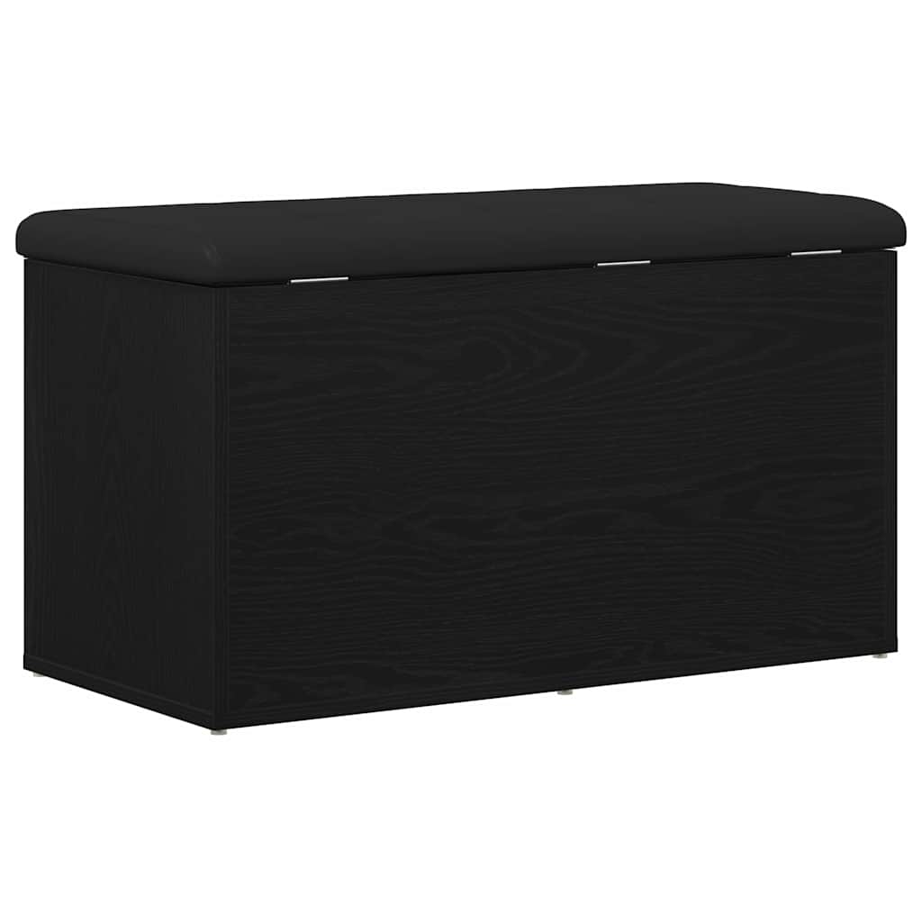 Banc de Rangement Chêne noir 82 x 42 x 45 cm Bois d'ingénierie - XIOS