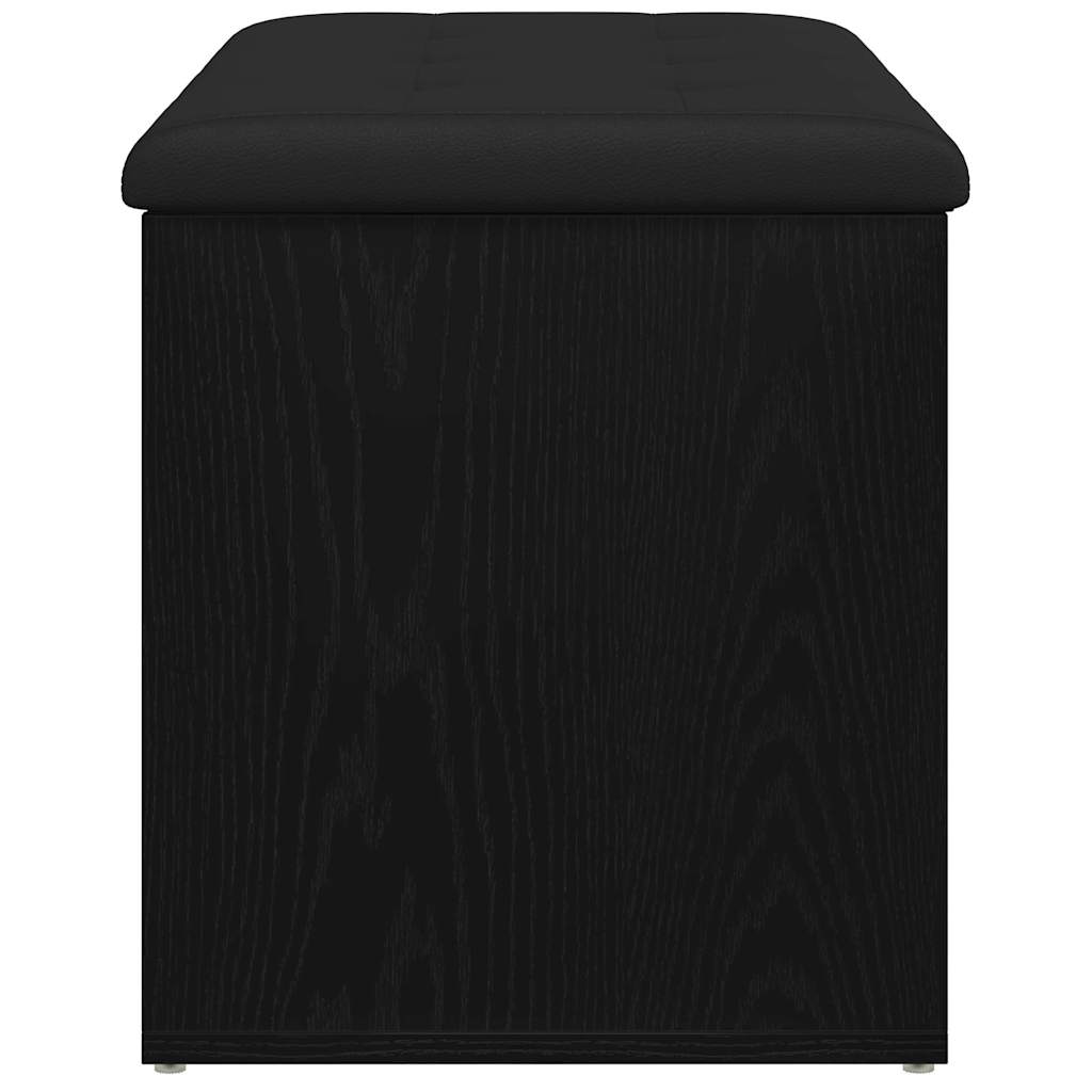 Banc de Rangement Chêne noir 82 x 42 x 45 cm Bois d'ingénierie - XIOS