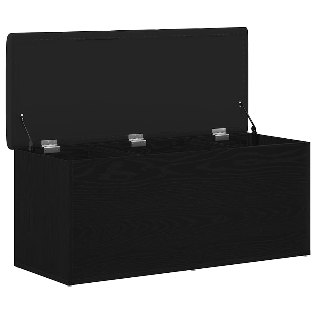 Banc de Rangement Chêne noir 102 x 42 x 45 cm Bois d'ingénierie - XIOS