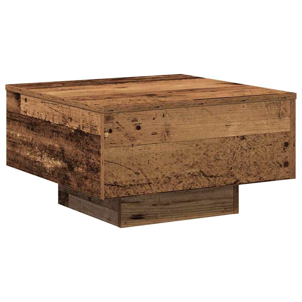 Table basse Bois ancien 55 x 55 x 31 cm Bois d'ingénierie - XIOS