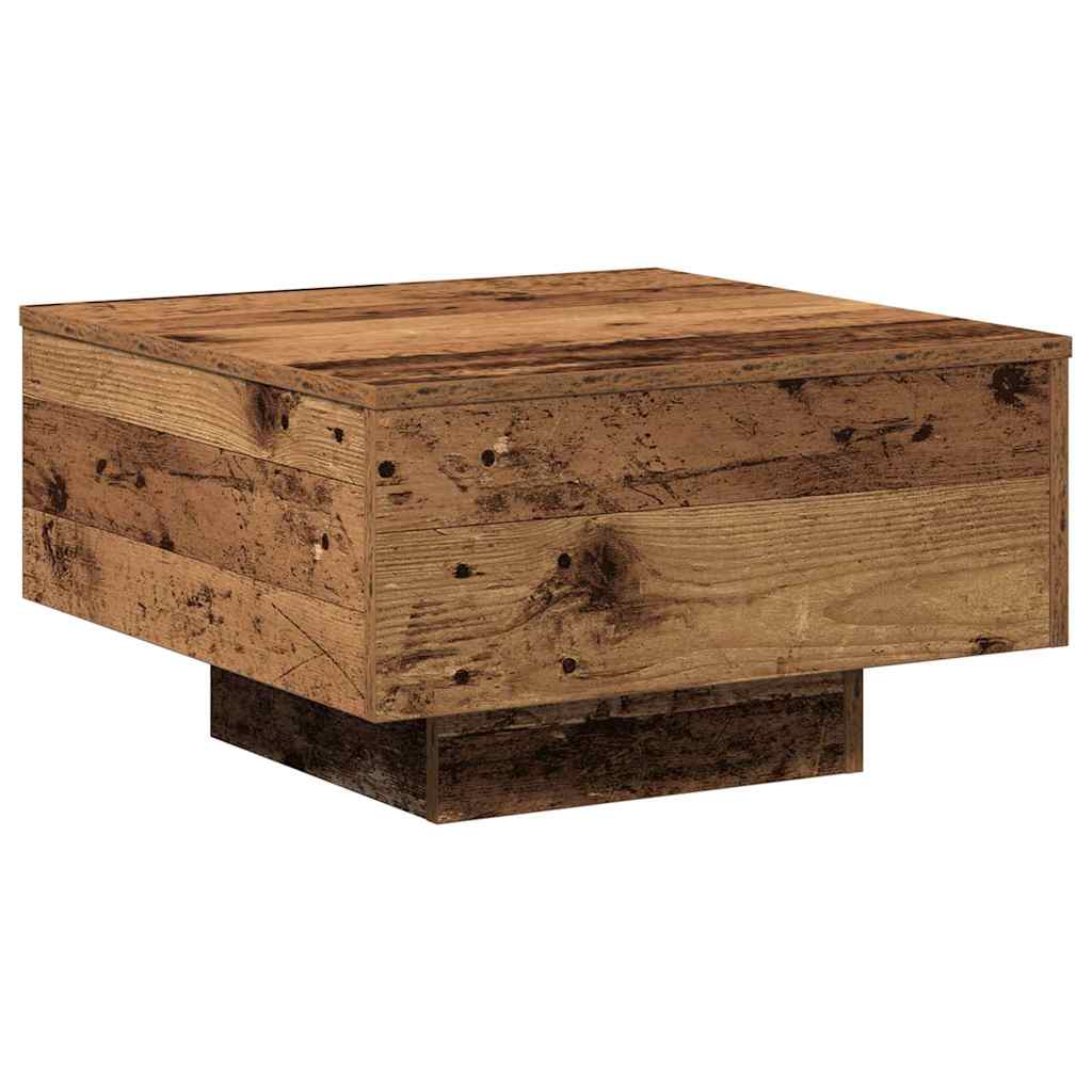 Table basse Bois ancien 55 x 55 x 31 cm Bois d'ingénierie - XIOS
