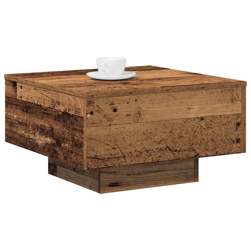 Table basse Bois ancien 55 x 55 x 31 cm Bois d'ingénierie - XIOS