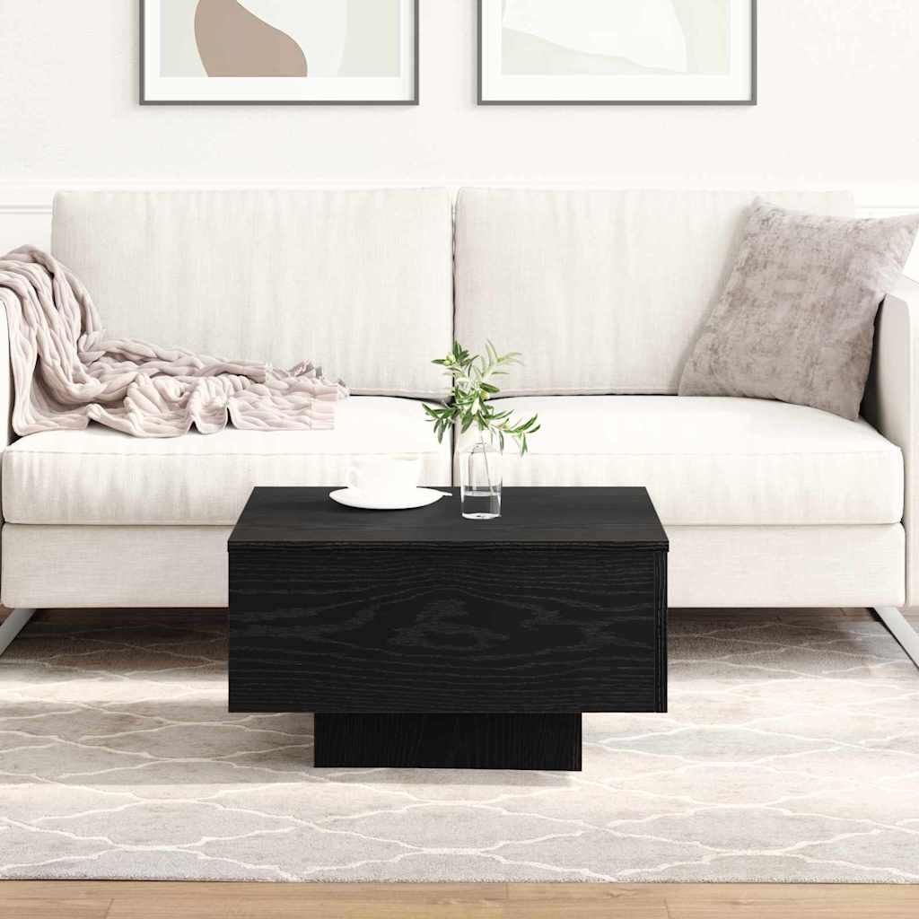 Table basse Chêne noir 55 x 55 x 31 cm Bois d'ingénierie - XIOS