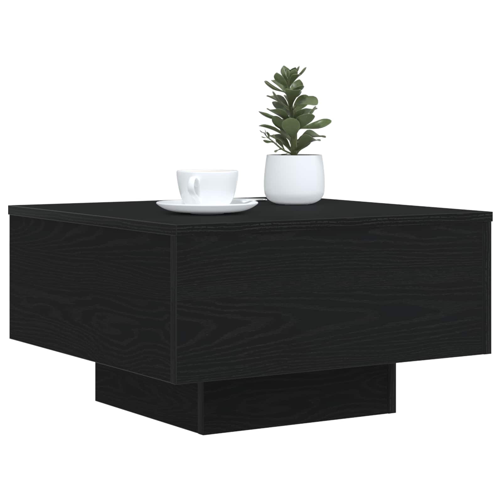 Table basse Chêne noir 55 x 55 x 31 cm Bois d'ingénierie - XIOS