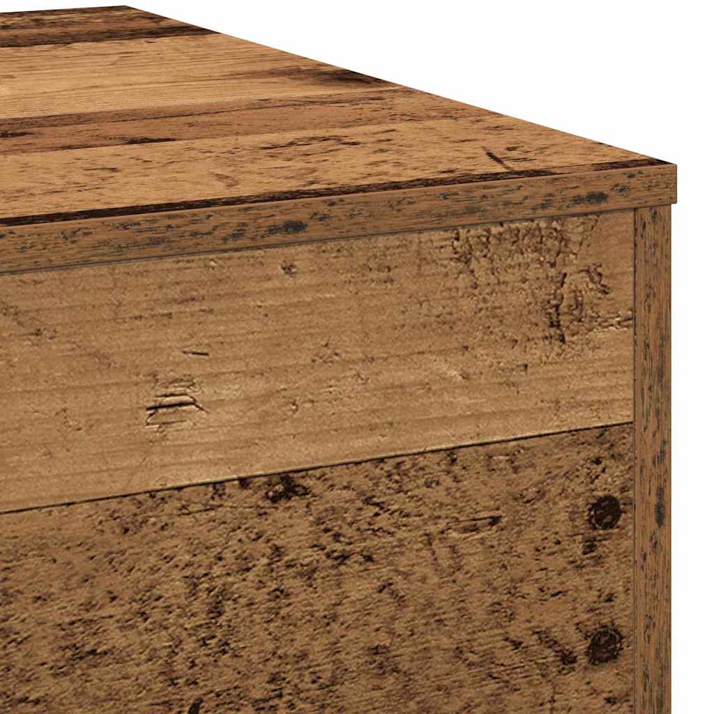 Table basse Bois ancien 80 x 80 x 31 cm Bois d'ingénierie - XIOS