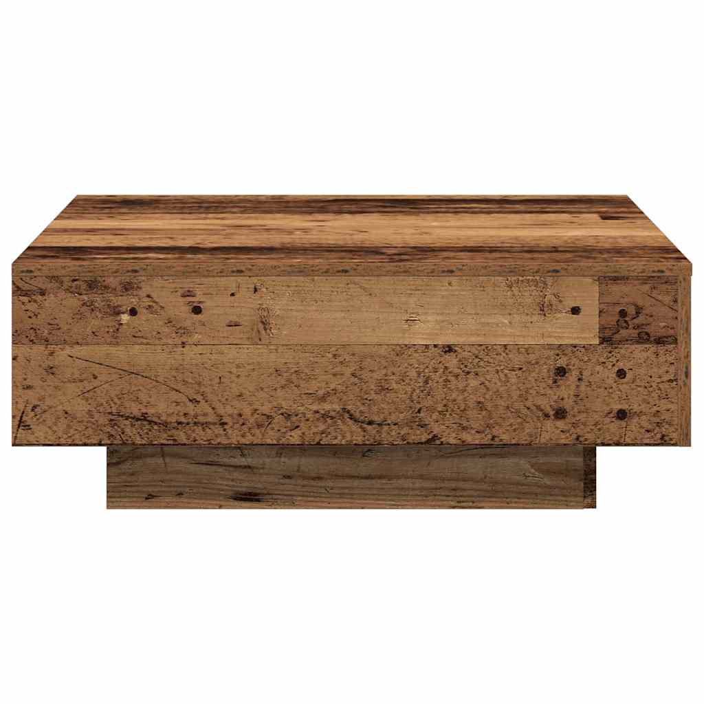 Table basse Bois ancien 80 x 80 x 31 cm Bois d'ingénierie - XIOS