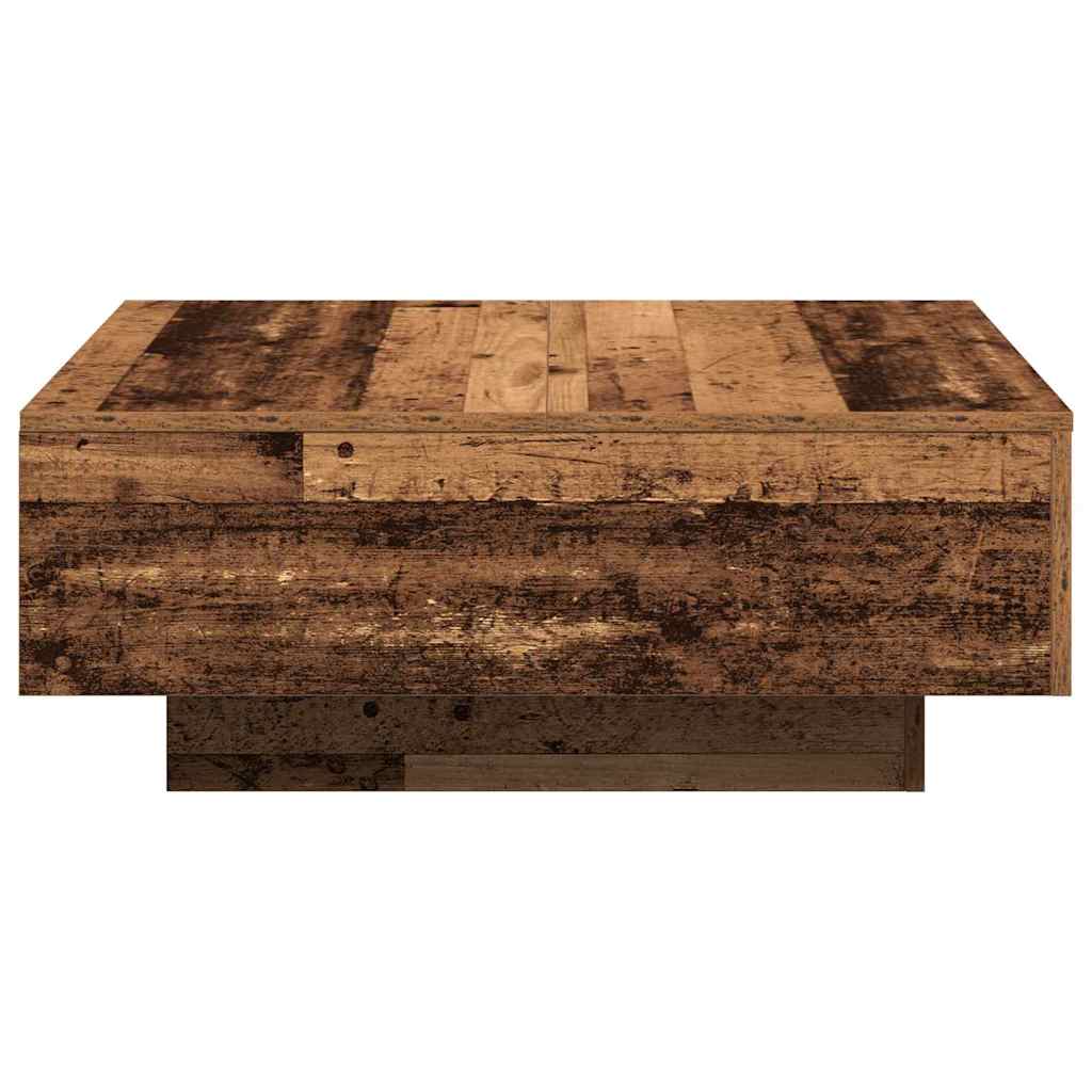 Table basse Bois ancien 80 x 80 x 31 cm Bois d'ingénierie - XIOS