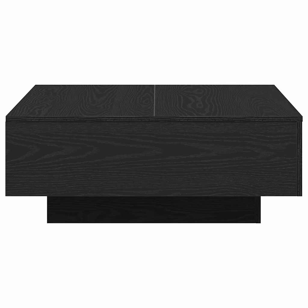Table basse Chêne noir 80 x 80 x 31 cm Bois d'ingénierie - XIOS