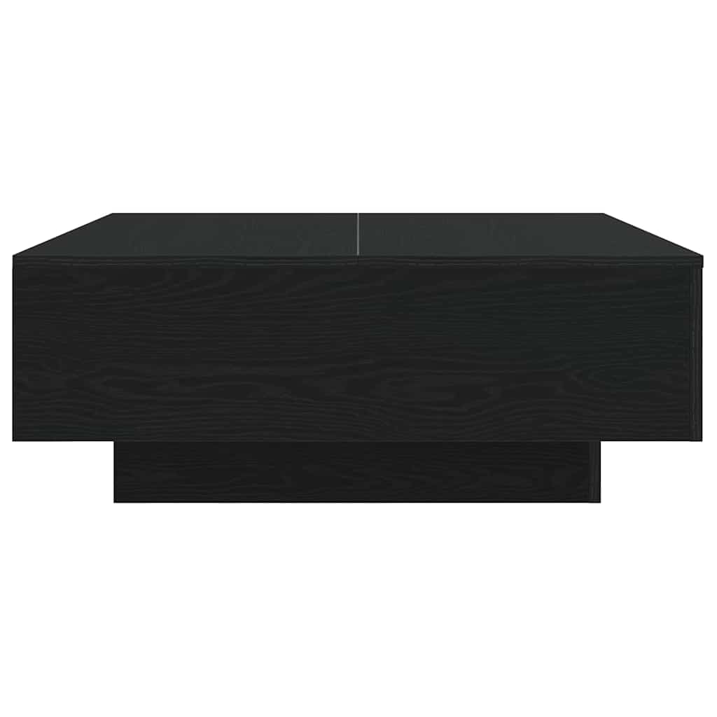 Table basse Chêne noir 80 x 80 x 31 cm Bois d'ingénierie - XIOS