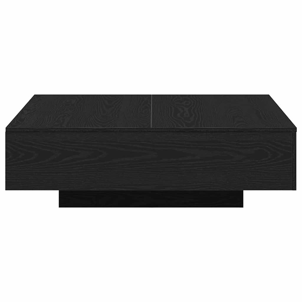 Table basse Chêne noir 100 x 100 x 31 cm Bois d'ingénierie - XIOS