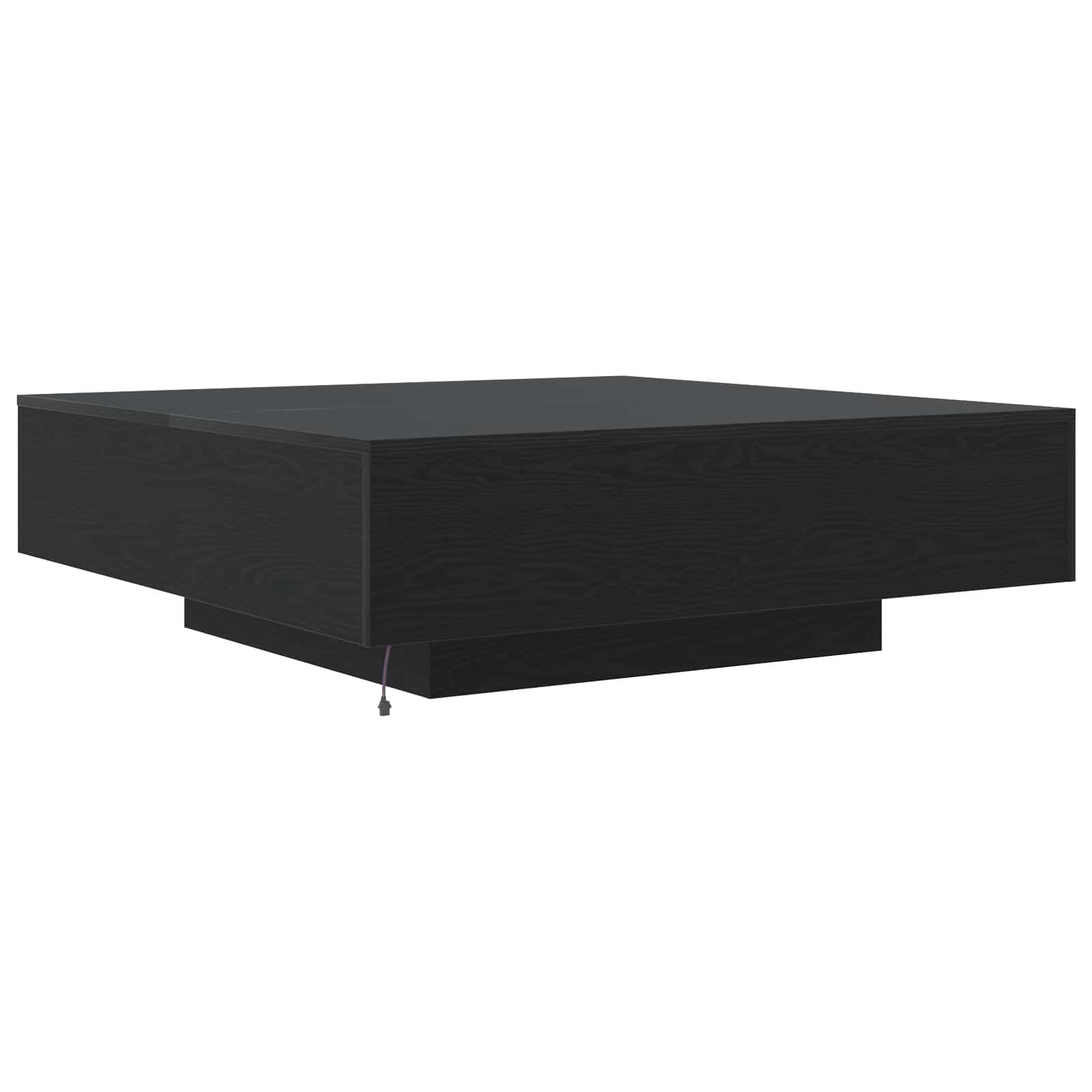 Table basse Chêne noir 100 x 100 x 31 cm Bois d'ingénierie - XIOS