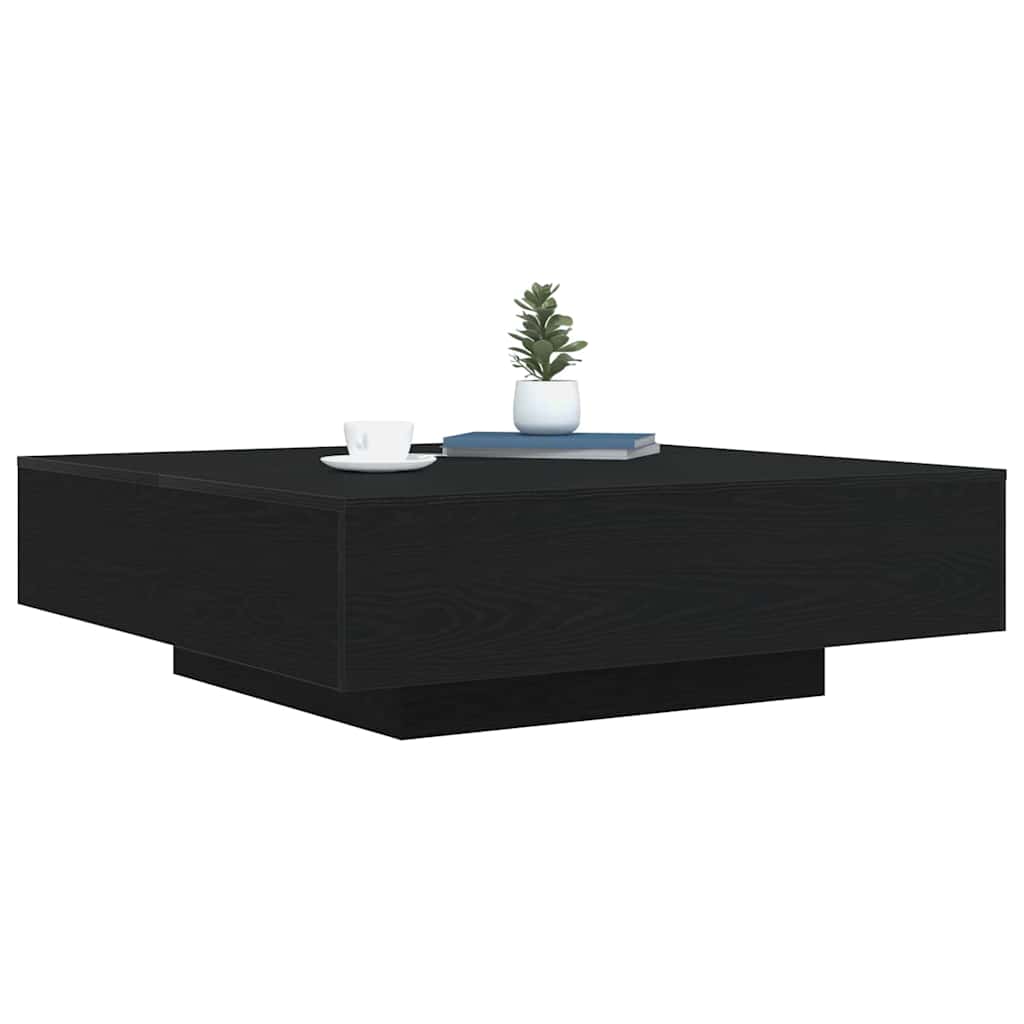 Table basse Chêne noir 100 x 100 x 31 cm Bois d'ingénierie - XIOS