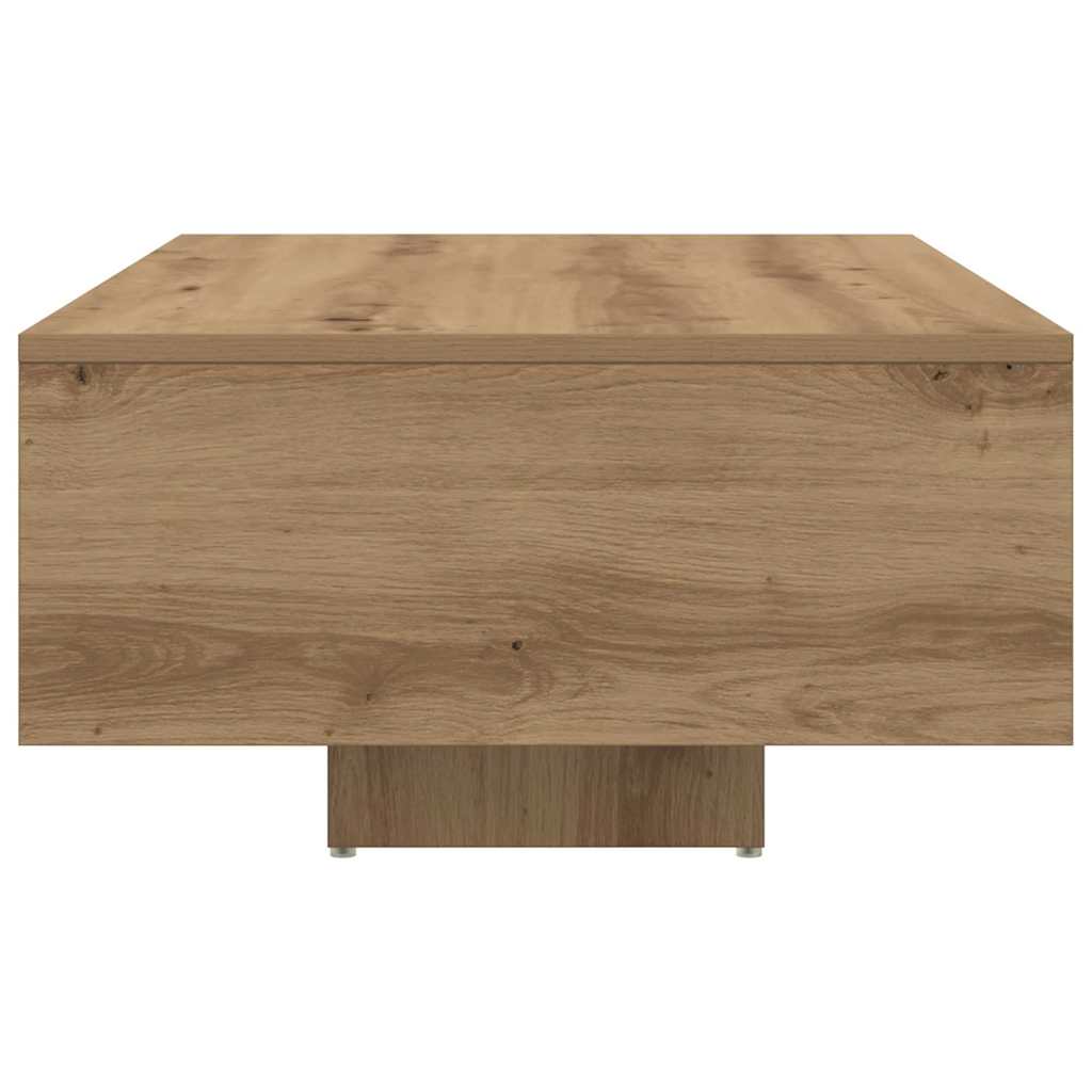 Table basse Chêne artisanal 85 x 55 x 31 cm Bois d'ingénierie - XIOS