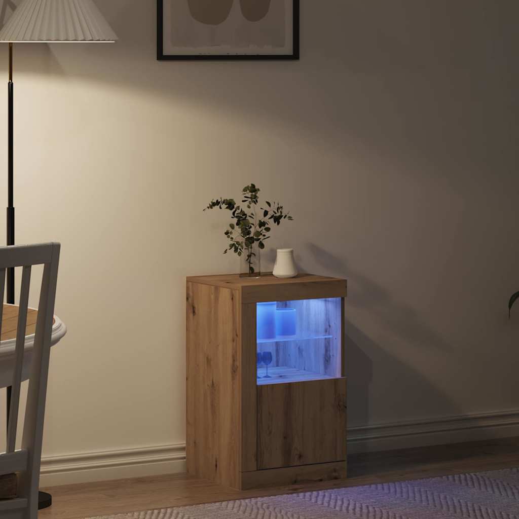 Meuble d'appoint chêne artisanal 41 x 37 x 67 cm - XIOS