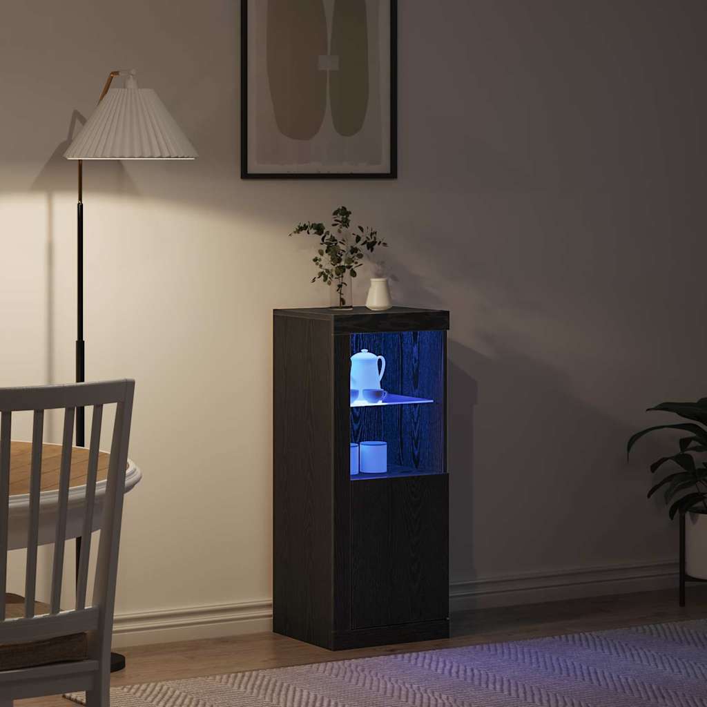 Buffet Noir 41 x 37 x 100 cm Bois d'ingénierie - XIOS