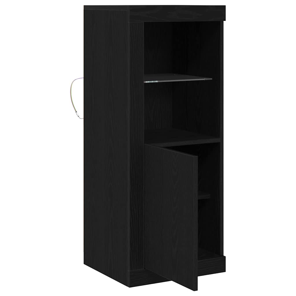 Buffet Noir 41 x 37 x 100 cm Bois d'ingénierie - XIOS