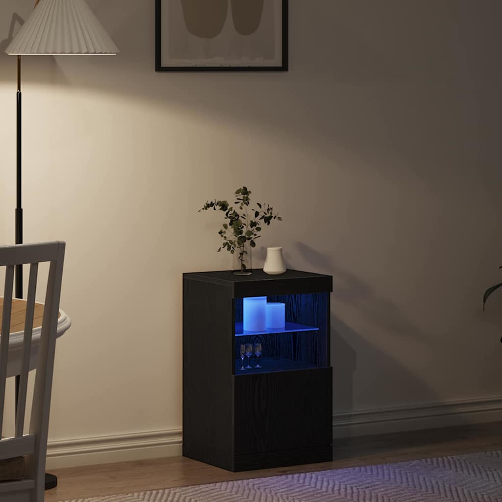 Buffet Chêne noir 41 x 37 x 67 cm Bois d'ingénierie - XIOS