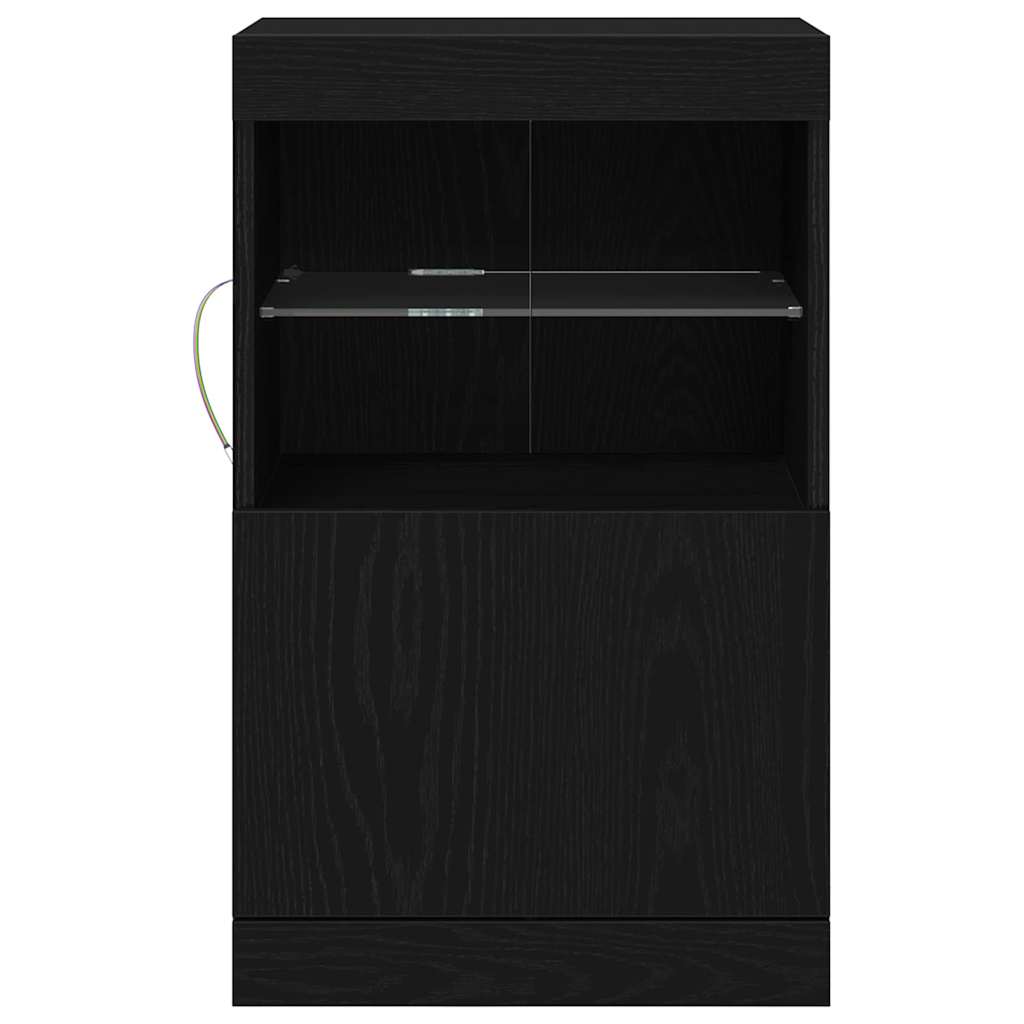 Buffet Chêne noir 41 x 37 x 67 cm Bois d'ingénierie - XIOS