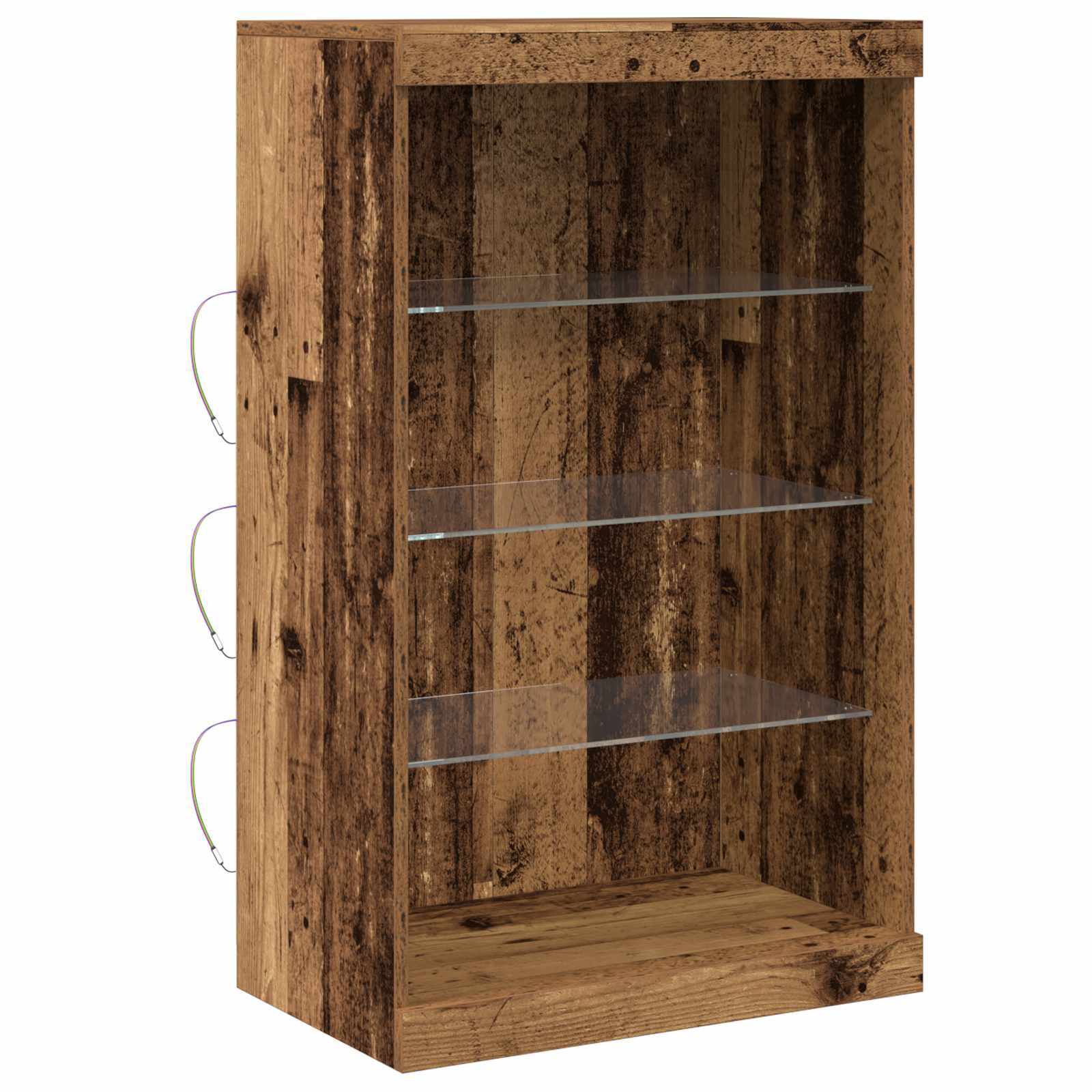 Buffet LED Bois ancien 60,5 x 37 x 100 cm Bois d'ingénierie - XIOS