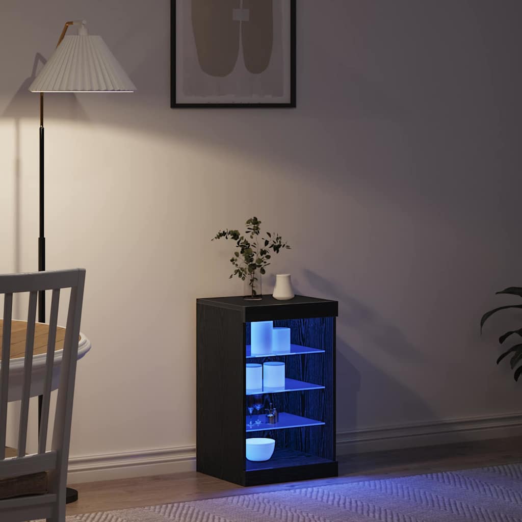 Buffet Chêne noir 41 x 37 x 67 cm Bois d'ingénierie - XIOS