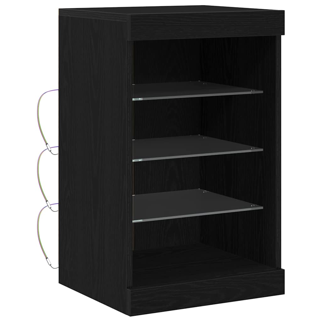 Buffet Chêne noir 41 x 37 x 67 cm Bois d'ingénierie - XIOS