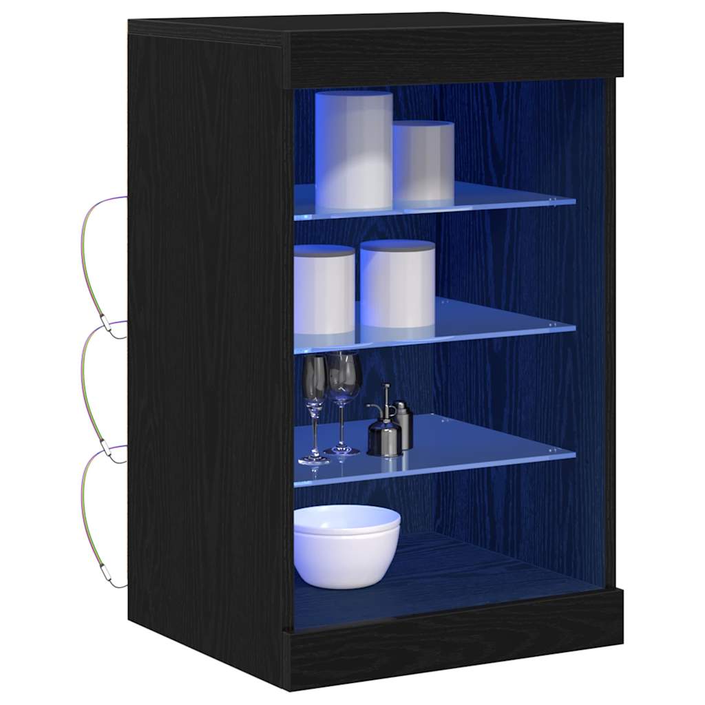 Buffet Chêne noir 41 x 37 x 67 cm Bois d'ingénierie - XIOS